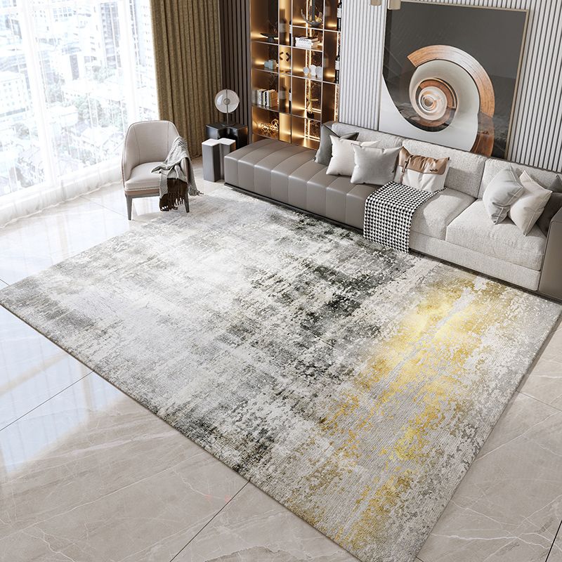 Casual huizen Decoratie Tapijt Grijze geometrie Print tapijt polyester Polyester Niet-slip achtergrondgebied Tapijt