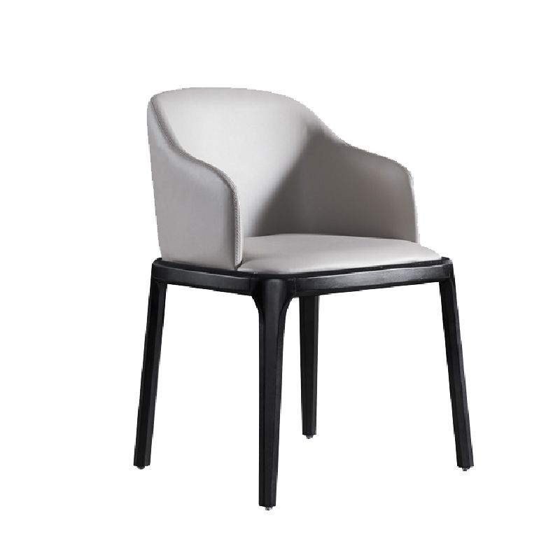 Contemporary Chair Solid Back Dining Room Chair for Dining Room