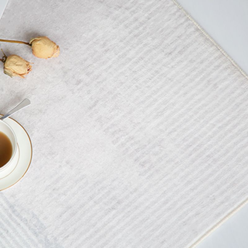 Grey Modern Area Carpet Tie-Dye Pattern Polyester Area Rug Anti-Slip Washable Rug for Home Decor