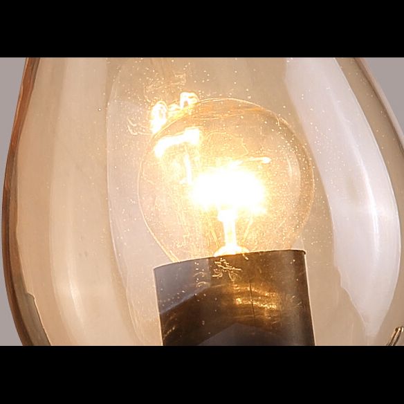 Style de style industriel ombré mural en verre clair appliques murales d'éclairage en clair