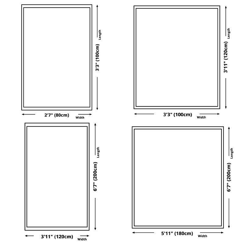 Brown Medallion Print Area Rug European Polyester Area Carpet Stain Resistant Rug for Living Room