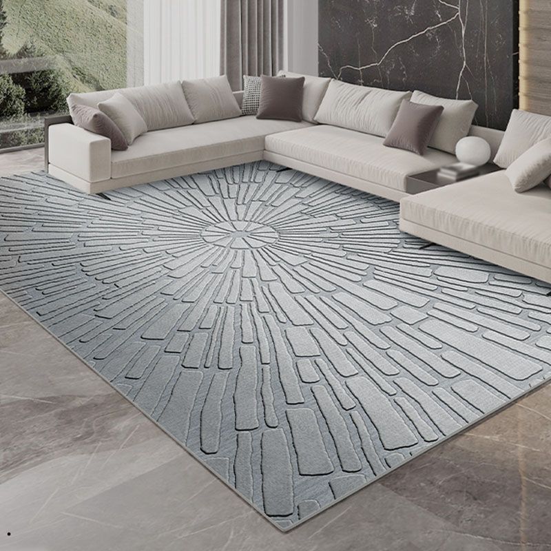 Patrón de geometría de lujo Alfombra de poliéster alfombra alfombra de interiores para mascotas para sala de estar