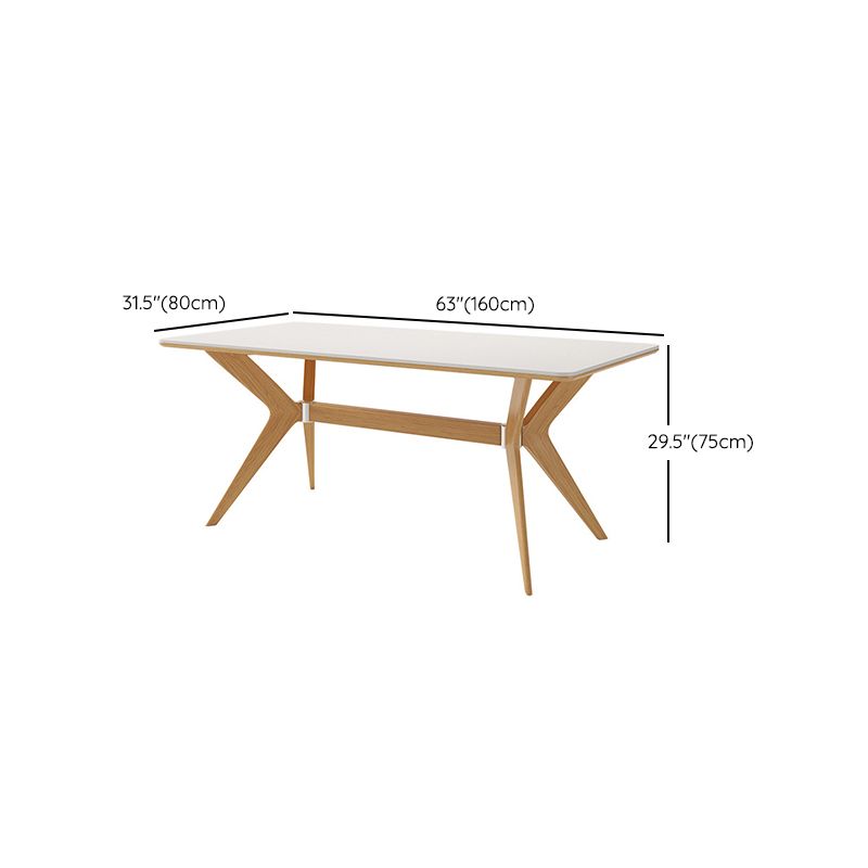 Stone Top Dining Table Set with Wooden Frame 1/4/5/7 Pieces Modern Dinette Set for Home