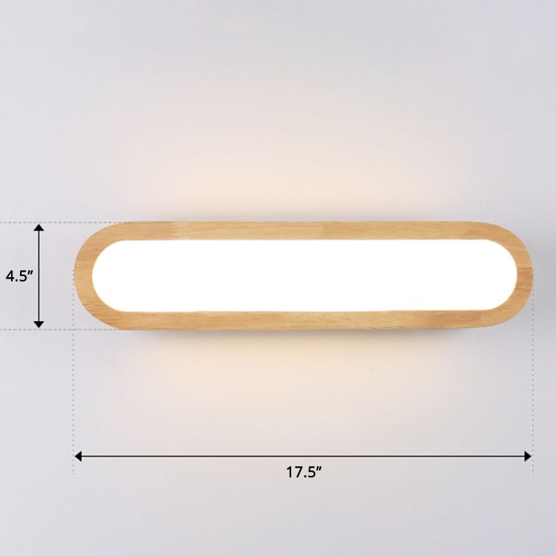 Sfonde a parete a filo oblungo semplicità LED LED Montata a parete con diffusore acrilico per corridoio