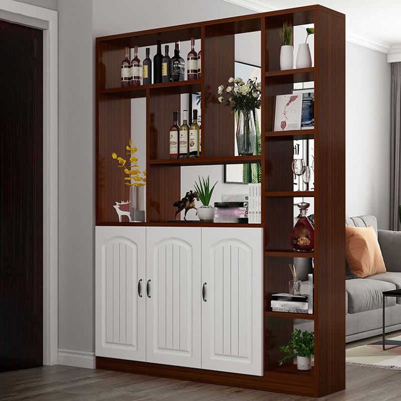 Modern Cabinet Water Resistant Wood Accent Cabinet with Doors