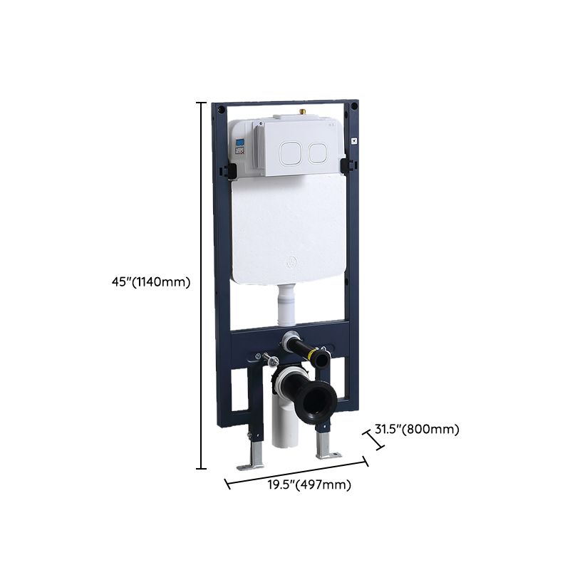 Modern Ceramic Flush Toilet Wall Hung White Toilet Bowl for Washroom