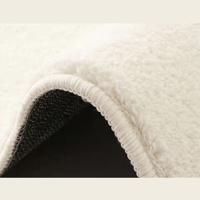 Modern Abstract Printed Rug Apricot Tone Polyester Area Carpet Non-Slip Backing Rug for Living Room