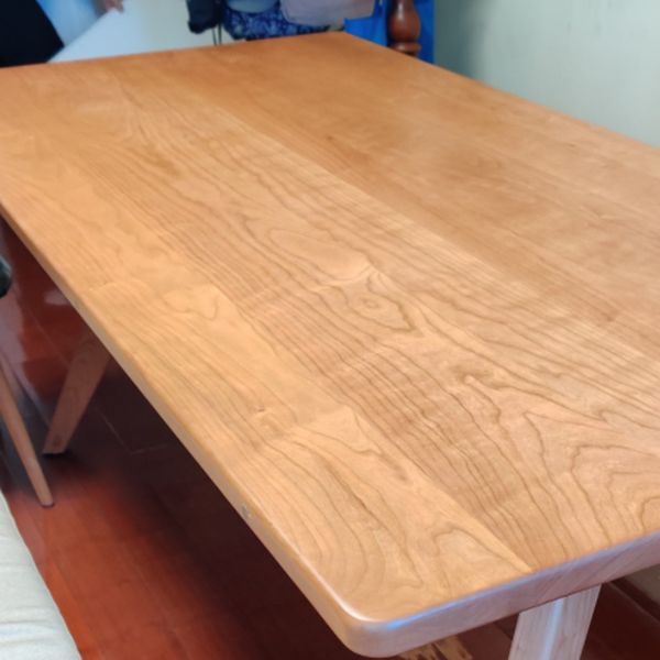 Modern Style Dining Table Solid Wood Rectangle Table for Home