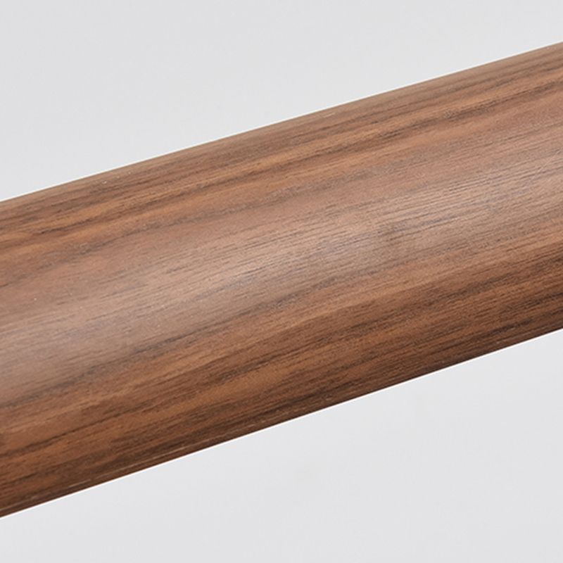 Iluminación moderna de la isla de la cocina Madera lineal 1 Luz de la isla de la luz