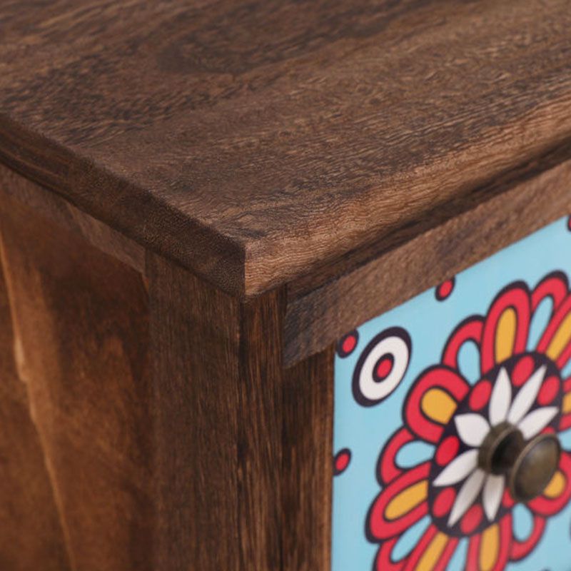 12" W Storage Chest Dresser Vertical Wood Storage Chest with Drawers for Bedroom