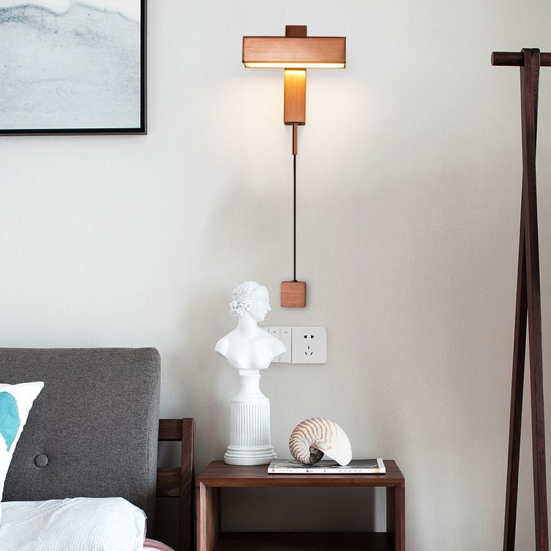 Luz de aluminio nórdica luz geométrica rotatable LED pared apliques para sala de estar