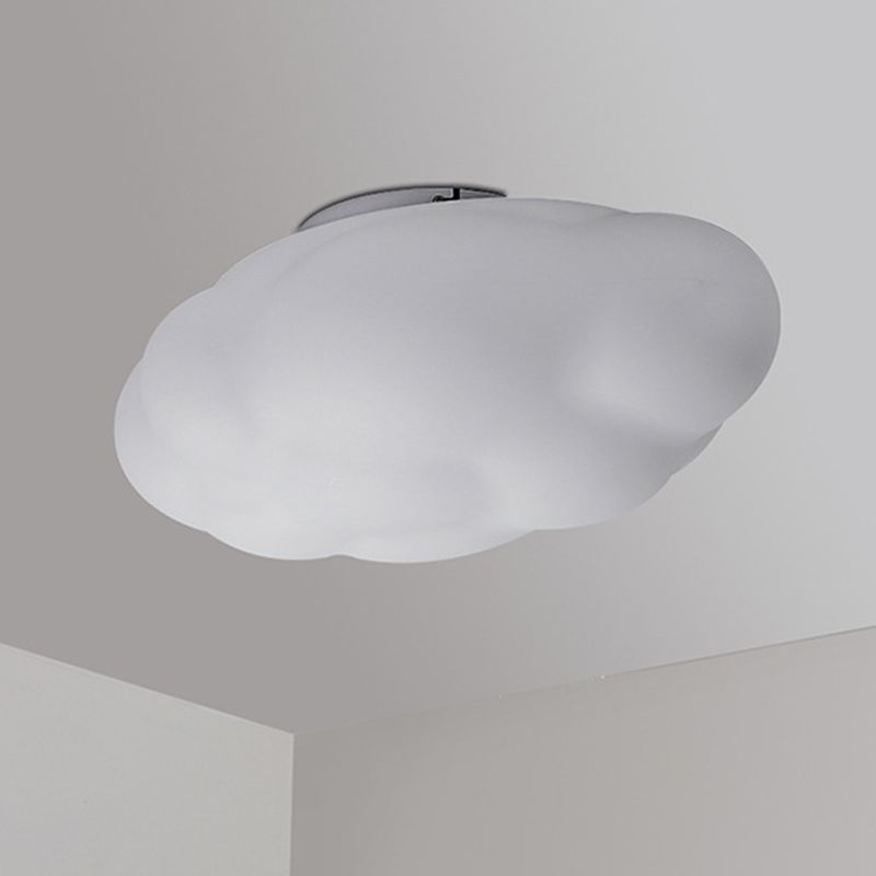 LED White Ceiling Light Modernism Flush Mount Lighting for Restaurant Foyer
