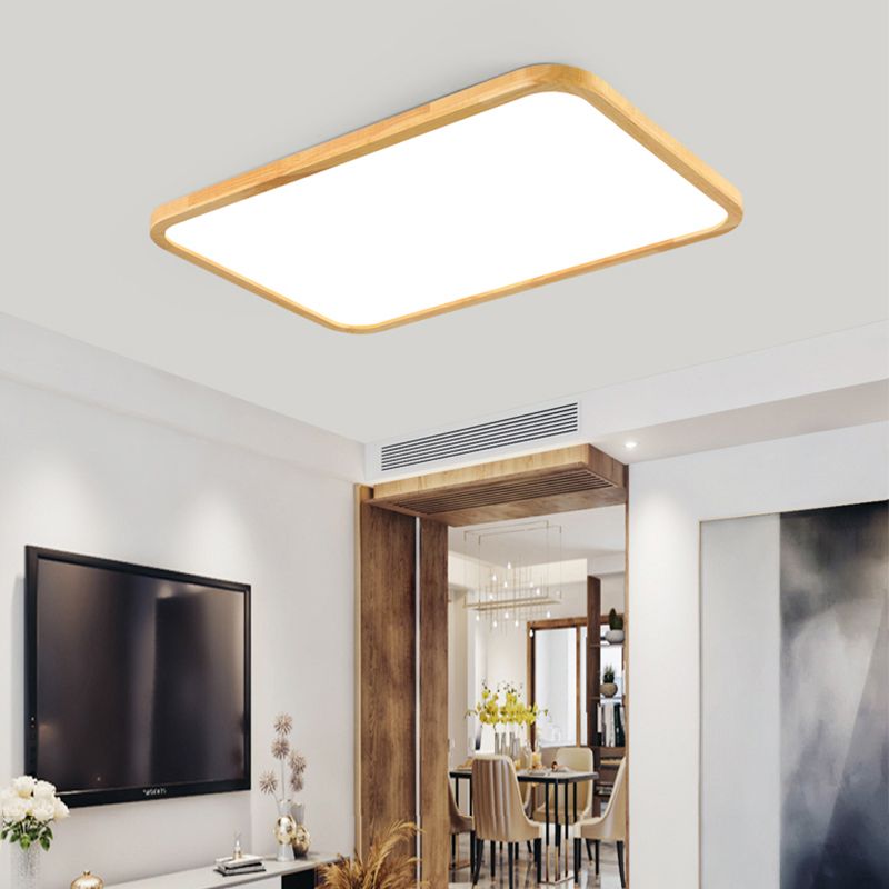Modern Geometric Shape Ceiling Lamp Acrylic 1 Light Flush Mount for Living Room Bedroom