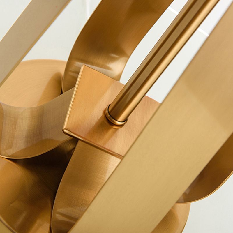 Trommelförmige Nächte und Lampenminimalist Style Metall Gold Tischlicht für Schlafzimmer