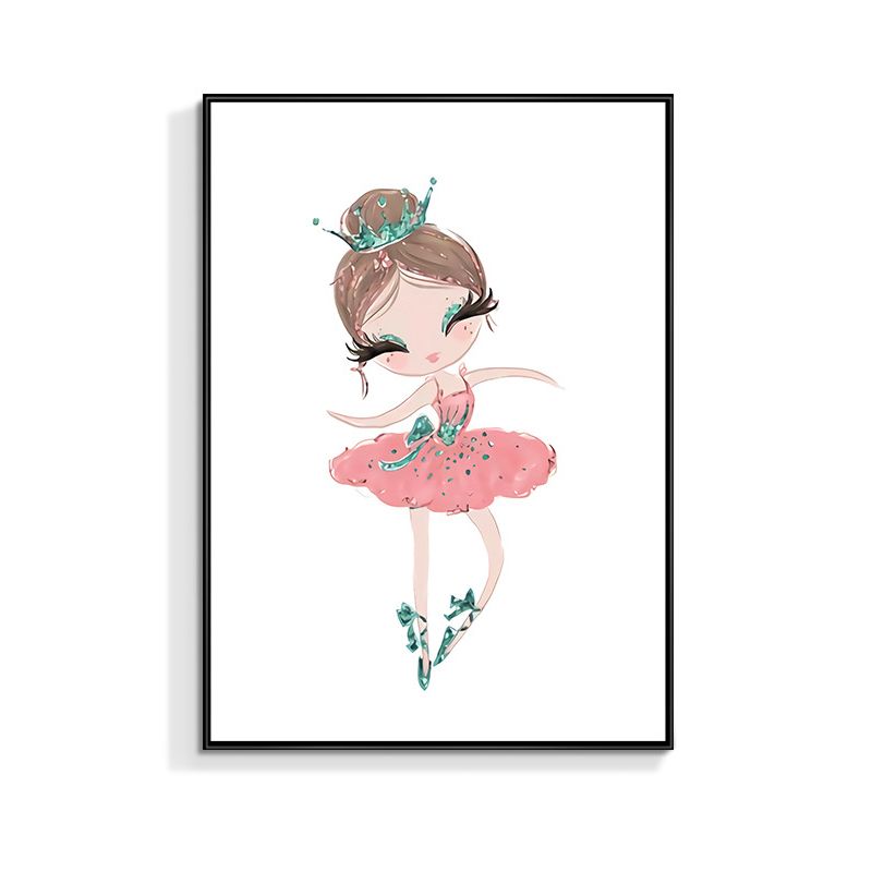 Toile d'art de Ballet pour filles, Style enfants, couleur Pastel, décoration murale de danse pour intérieur de maison