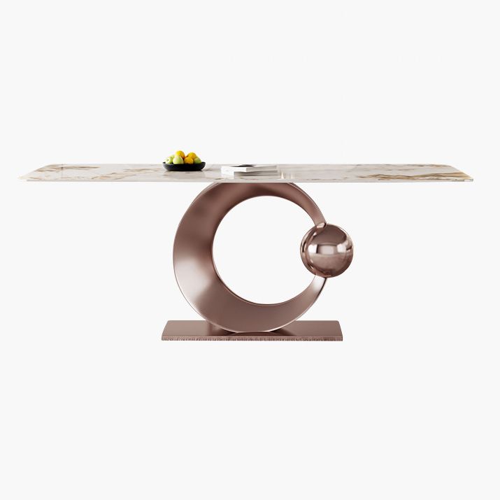 Luxurious Sintered Stone Top Dining Set Rectangle 1/4/5/7/9 Pieces Dining Room Table Set