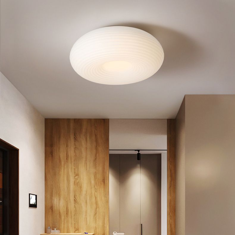 Geometric Flush Mount Contemporary Plastic Flush Ceiling Light Fixture