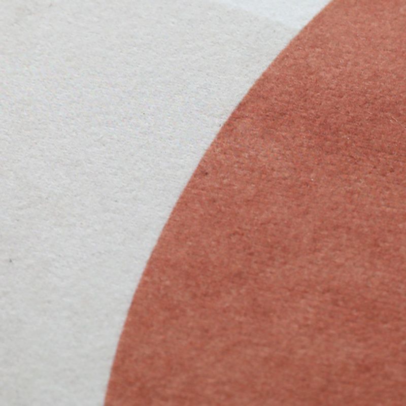 Simplicity Carpet Polyster Trendy Contrast Panel Indoor Rug Stain Resistant Area Rug for Living Room