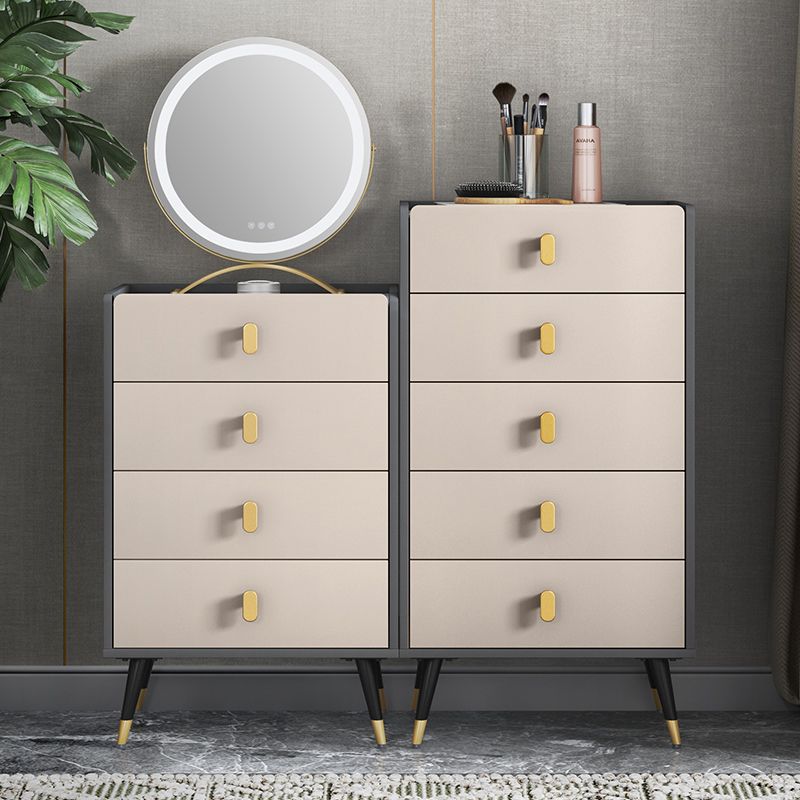 13.65-inch Width Dresser Glam Storage Chest with 4/5 Drawers