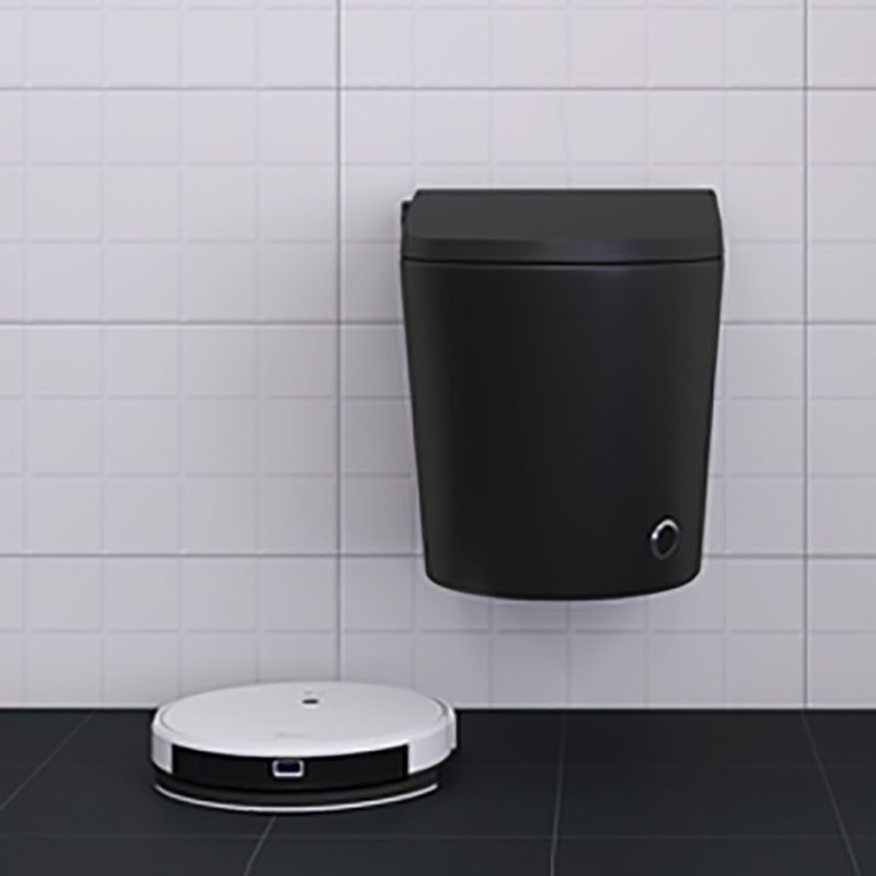 Smart Toilet Antimicrobial Foot Sensor Elongated Wall Hung Toilet Set