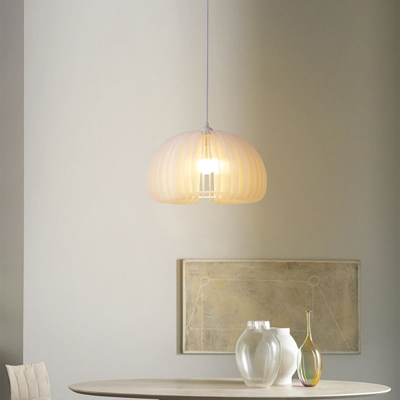 Style moderne Creative Hanging Lamp Acrylique 1 Light Pumpkin Shape Pendante Pendante for Corridor