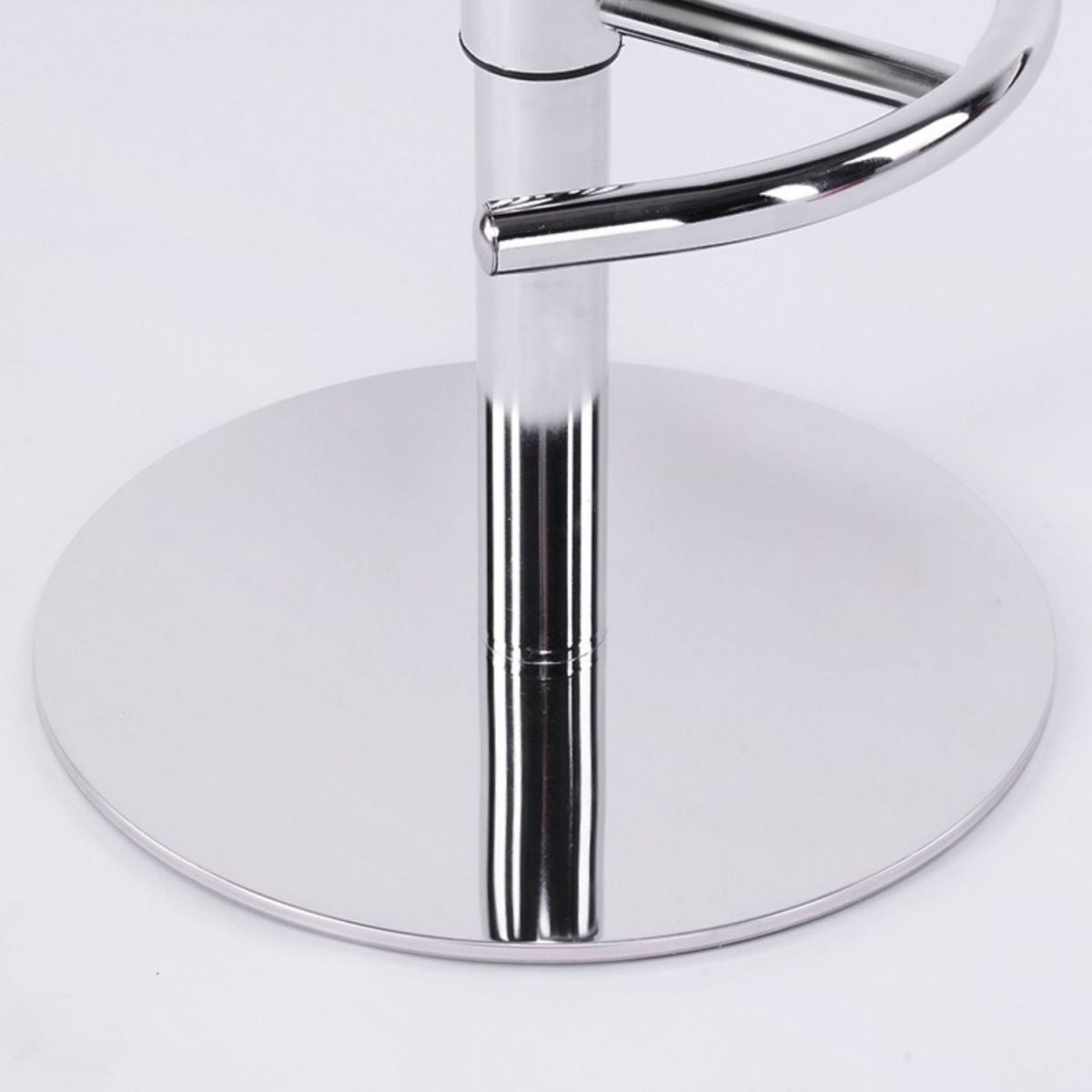 Industrial Backrest Elevatable Counter Stool Iron Cafe Bar Stool with Cushion and Pedal