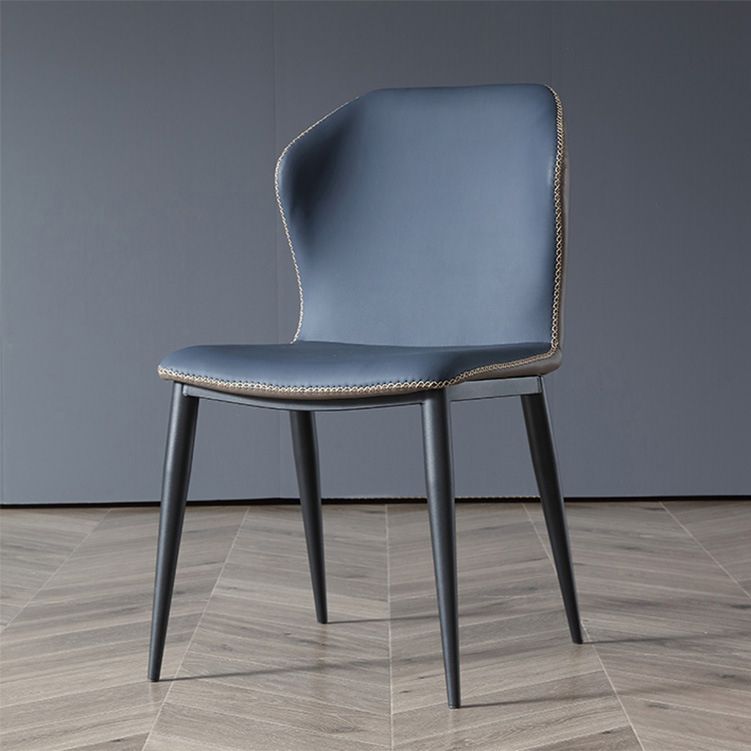 Moderner Stil mit gepolsterter Seitenstuhl Wingback Parsons Stuhl für den Heimgebrauch
