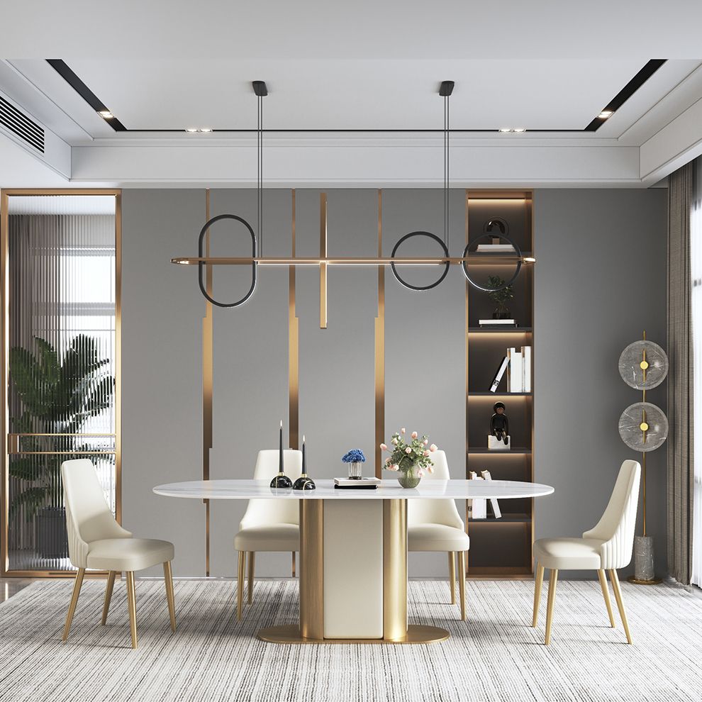 Kitchen Home Glam Chair Armless Dining Chair with Upholstered