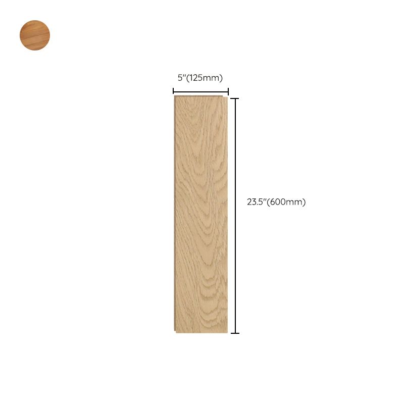 Beige Oak Laminate Plank Flooring Scratch Resistant Click Lock Laminate Floor