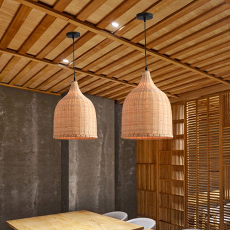 11 "/ 14" / 18 "W 1 Light Living Room Pendant lampe à plafond suspendu moderne.