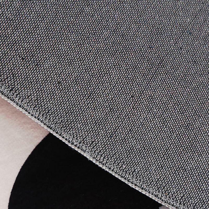 Light Beige Modern Rug Polyester Striped Rug Non-Slip Backing Rug for Drawing Room