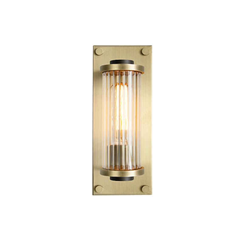 Metal and Crystal Wall Mounted Fixture Post Modern 1 / 2 - Light Wall Sconce