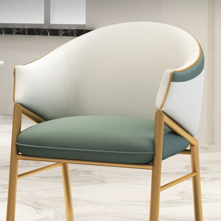 Contemporary Round Dining Table Set 1/2/5 Pcs Stone Top Dinette Set for Home