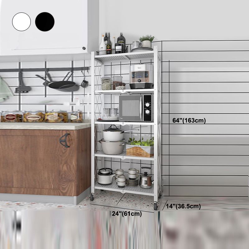 Industrial Open Etagere Bücherregal Metall -Bücherregal mit Zaubererrädern