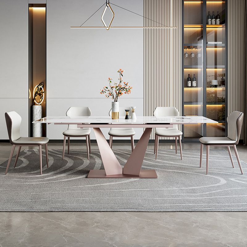 Contemporary 1/4/6/7/9 Pieces Dining Chairs Set Stone Rectangle Furniture