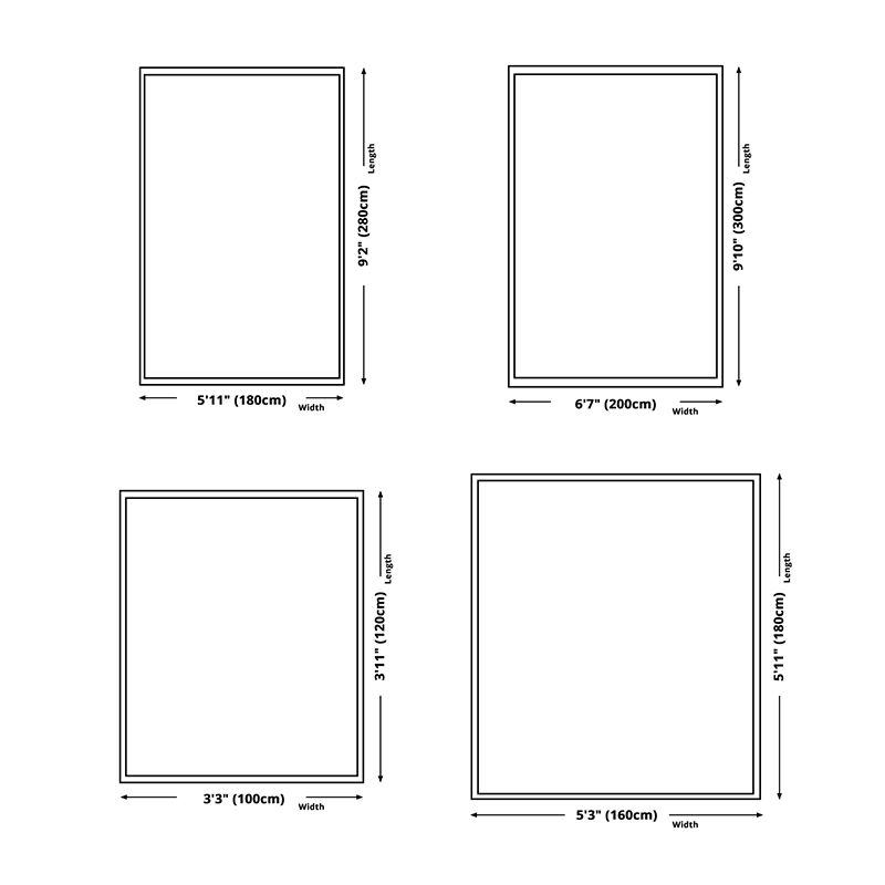 Gold Modern Carpet Polyester Graphic Carpet Non-Slip Backing Carpet Living Room