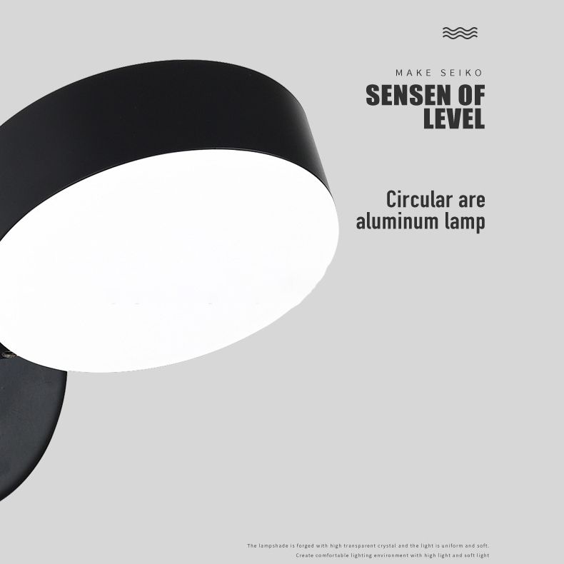 Luz de luz LED de pared de pared de marco de hierro moderno para la luz de lectura de la cama para la noche para la luz de la cama