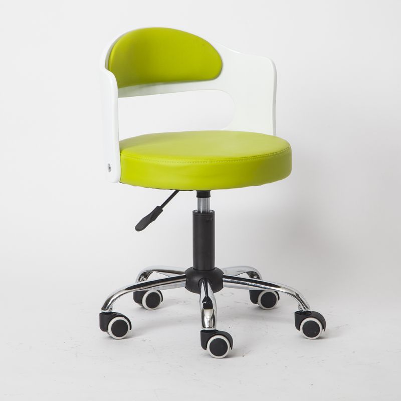 Modern Adjustable Rotatable Stool Steel Household Bar Stool with Cushion and Pulley