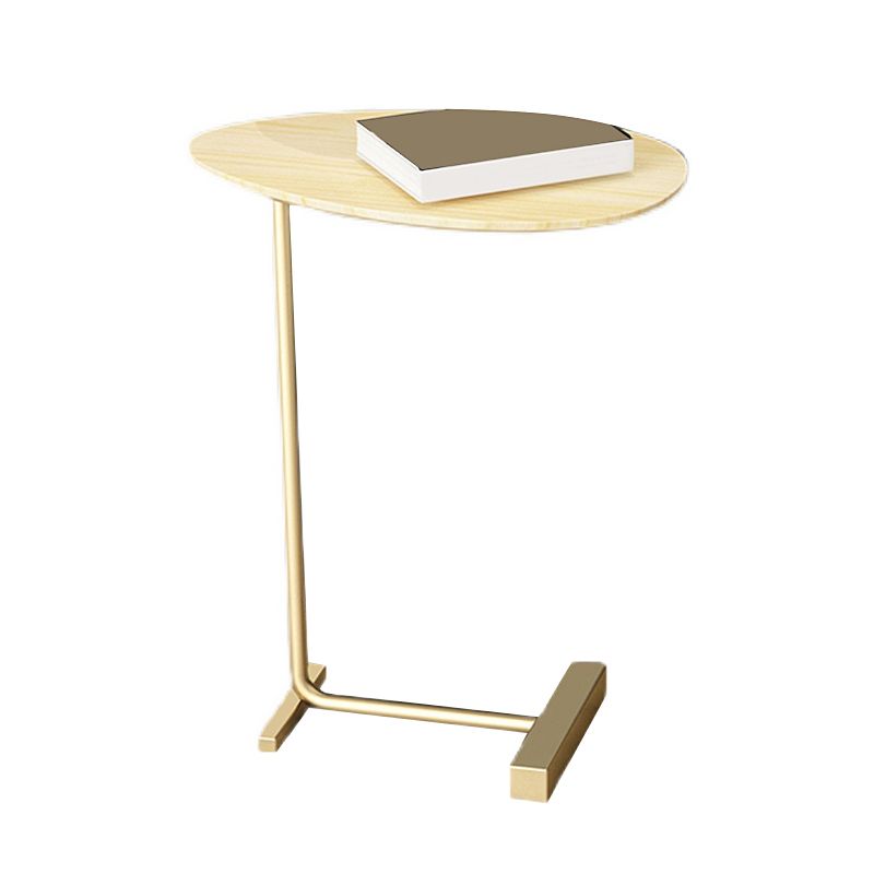 23.6inch Tall Modern C Corner Table Solid Wood Side End Table