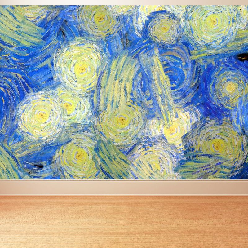 Modern Scenery Painting Wall Mural Soft Color Abstract Wall Covering for Home, Custom Print