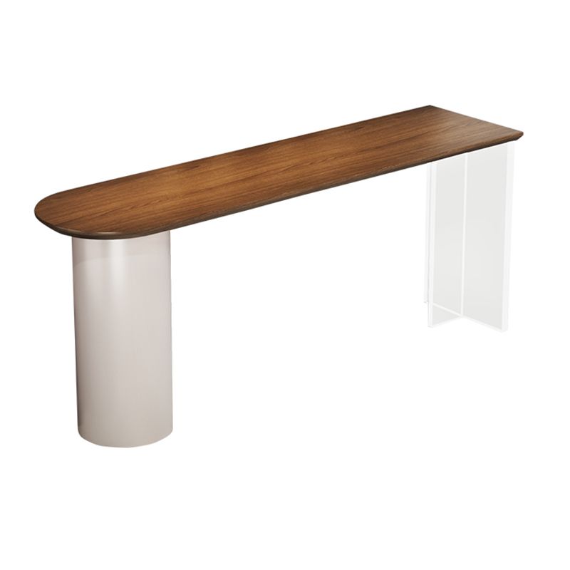 Industrial 1/2 Pieces Bar Table Set Rectangle Pine Wood Counter Table with High Stools