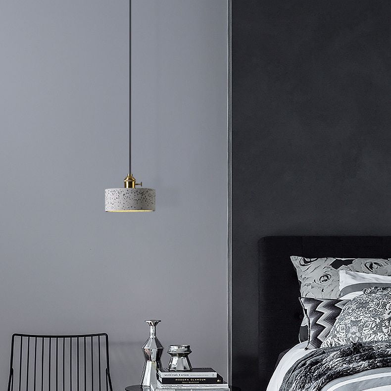 Plafonds pendentif en pierre avec une teinte moderne 1 pendentif lumineux