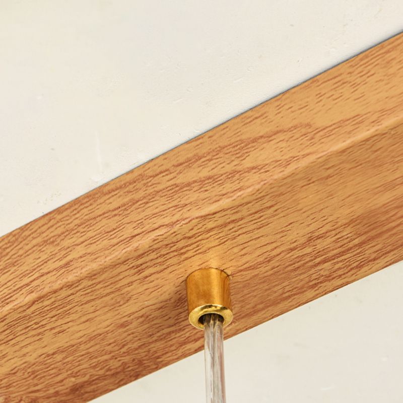 Luces contemporáneas de la isla de la esfera de la isla de la isla en marrón