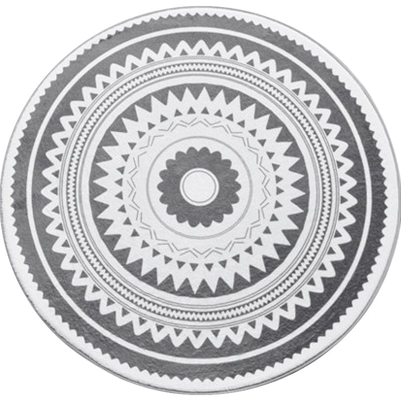 Light Color Sunflower Patterned Rug Polypropylene Modern Rug Pet-Friendly Carpet for Sitting Room