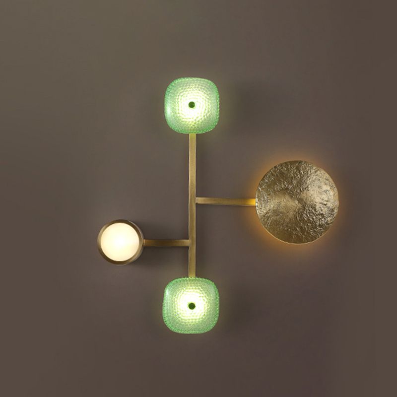 Multi -Lichter runde Wandmontageleuchte moderne Metall Wandleuchte Metall Wandleuchte