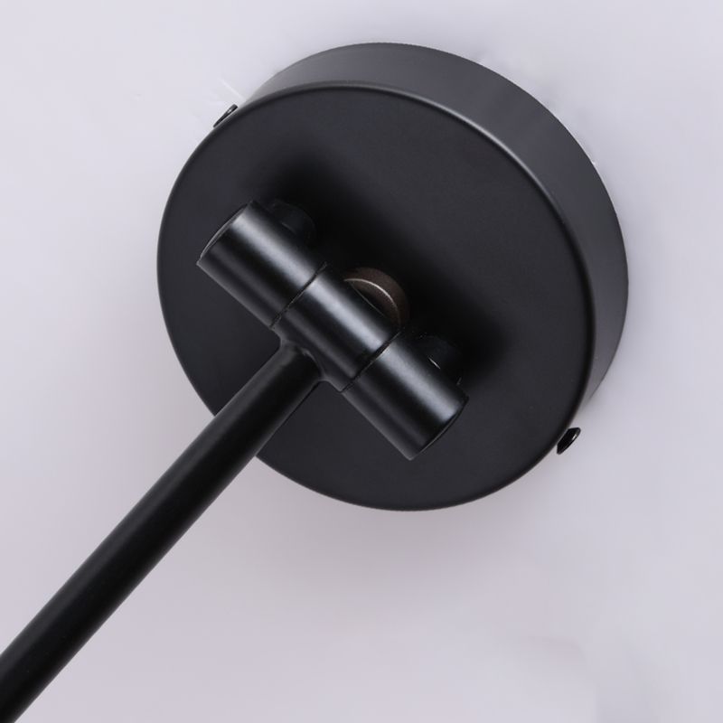 Nordic Style Wall Light Geometry Shape Wall Lamp with Iron Base for Bedroom