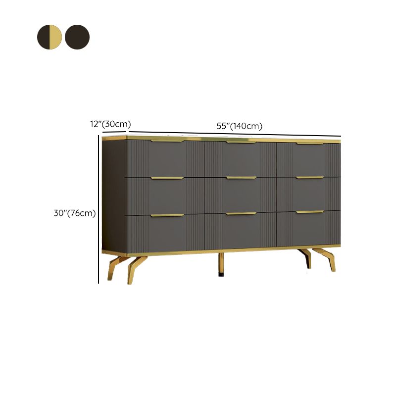 11.7-inch Width Contemporary Storage Chest Stone Storage Chest Dresser