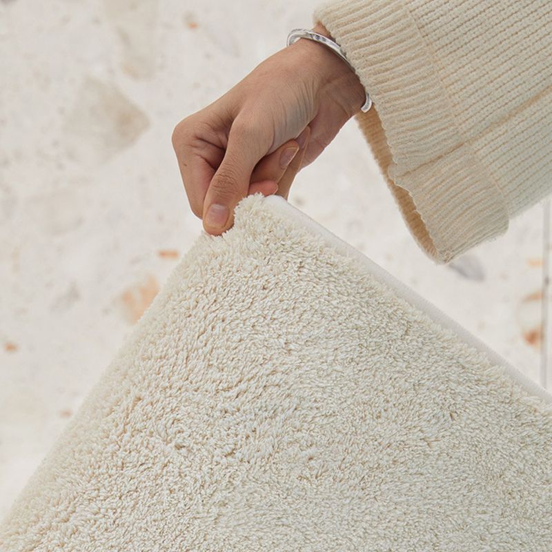Modern Lattice Rug Polyester Modern Anti-Slip Backing Washable Rug for Home Decor