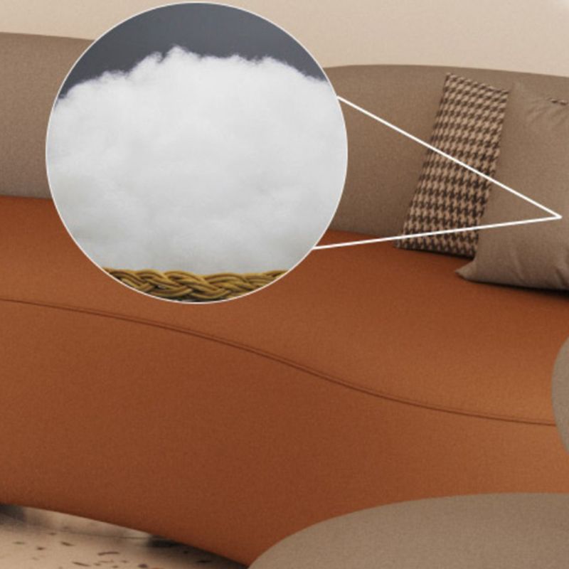 Stain Resistant Curved Loveseat Faux Leather No Distressing Tight Seat Sofa