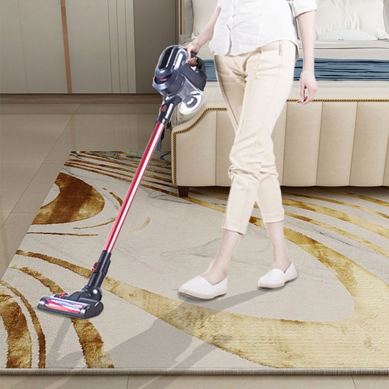 Multi Colored Funky Rug Polyster Abstract Pattern Indoor Rug Non-Slip Pet Friendly Easy Care Carpet for Bedroom